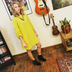 Yellow Zara dress